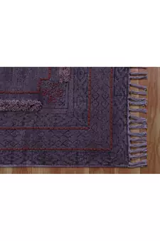 Dining Room Area Rug Geometric Area Carpet Handmade Pure Cotton Kilim