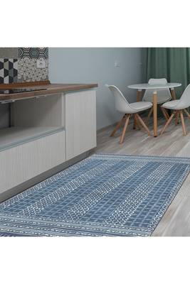 Handmade Pure Cotton Carpet Natural Color Printed Rug Indian Flat Weave Kilim Rug 2