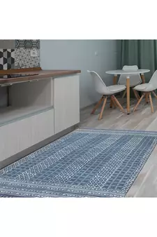Handmade Pure Cotton Carpet Natural Color Printed Rug Indian Flat Weave Kilim Rug
