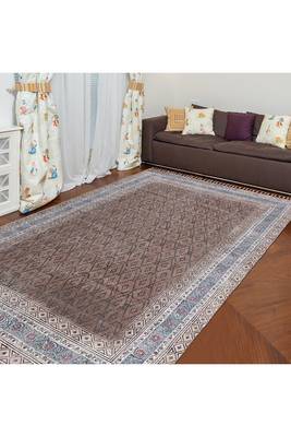 Geometric Area Rug Dining Room Carpet Yoga Outdoor Cotton Durries Kitchen Rugs 2