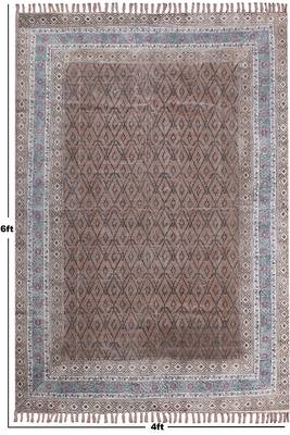 Geometric Area Rug Dining Room Carpet Yoga Outdoor Cotton Durries Kitchen Rugs 3