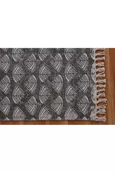 Yoga Garden Carpet Living Room Cotton Kilim Rug Hand Block Printed Dhurrie