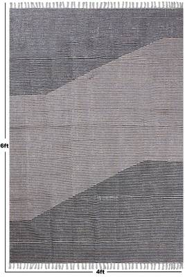 Handmade Pure Cotton Carpet Dining Room Rug Hand Block Printed Dhurrie 3