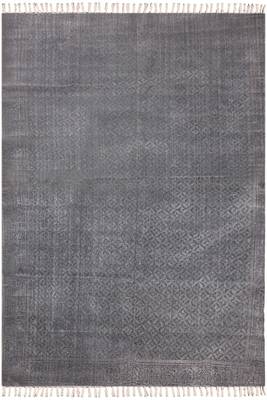 Geometric Area Carpet Indian Hand Block Print Dhurrie Natural Color Printed Rug 1