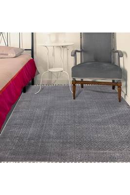 Geometric Area Carpet Indian Hand Block Print Dhurrie Natural Color Printed Rug 2