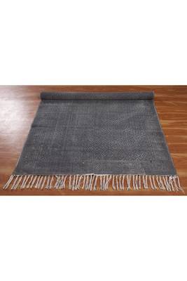 Geometric Area Carpet Indian Hand Block Print Dhurrie Natural Color Printed Rug 4
