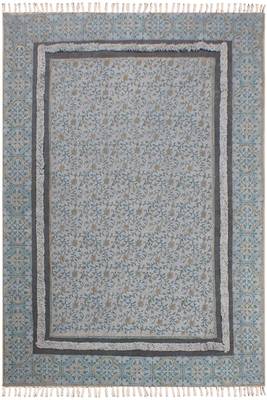 Eco Friendly Dhurrie Geometric Area Kilim Hand-Woven Rug Indian Cotton Carpet 1