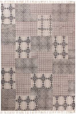 Indian Natural Rug Yoga Kilim Garden Area Carpet Hand Block Printed Dhurrie 1