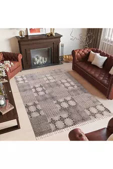 Indian Natural Rug Yoga Kilim Garden Area Carpet Hand Block Printed Dhurrie