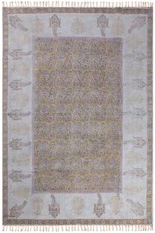 Dining Room Kilim Dhurrie Natural Eco-Friendly Area Rug Indian Cotton Carpet