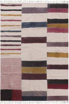 Hand Block Printed Dhurrie Home Decor Kilim Handmade Pure Cotton Carpet 1