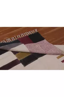 Hand Block Printed Dhurrie Home Decor Kilim Handmade Pure Cotton Carpet
