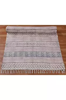 Flat Weave Rug Handmade Pure Cotton Carpet Floor Area Kilim Dhurrie