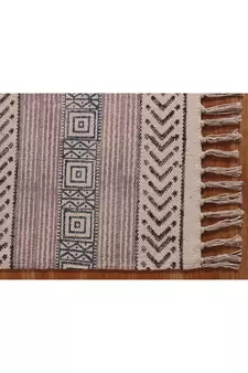 Flat Weave Rug Handmade Pure Cotton Carpet Floor Area Kilim Dhurrie