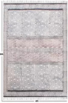 Indian Woven Durries Outdoor Patio Rug Living Room Carpet Kilim Kitchen Area Rugs
