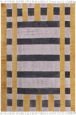 Hand Block Print Kilim Rug Handmade Pure Cotton Carpet Indian Natural Dhurrie 1