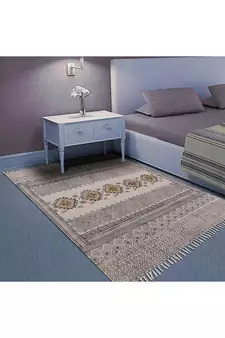 Indian Moroccan Rug Handmade Block Printed Cotton Durries Yoga Mat Outdoor Carpet