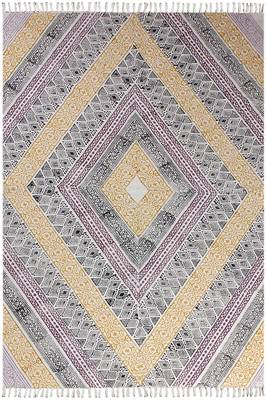 Flat Weave Kilim Dhurrie Geometric Handmade Pure Cotton Carpet Kitchen Rug 1