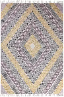 Flat Weave Kilim Dhurrie Geometric Handmade Pure Cotton Carpet Kitchen Rug