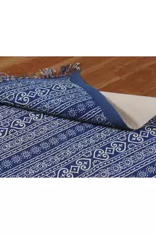 Outdoor Mat Kitchen Rugs Indian Hand Block Printed Cotton Durries Garden Area Rug
