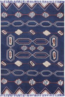 Kitchen Kilim Handmade India Cotton Carpet Eco Friendly Dhurrie Geometric Rug