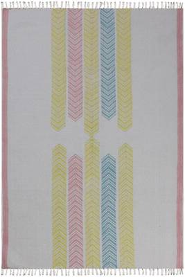 Kitchen Area Mat Study Room Rug Hand Block Printed Cotton Durries Yoga Rug 1