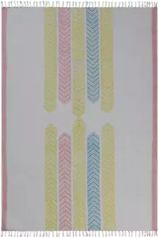 Kitchen Area Mat Study Room Rug Hand Block Printed Cotton Durries Yoga Rug