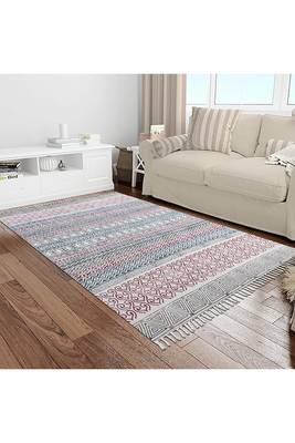 Outdoor Patio Rug Indian Bohimean Cotton Dining Room Rugs Kitchen Mats 2