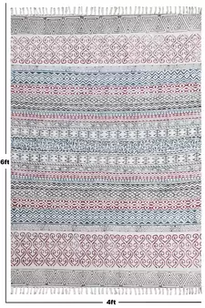 Outdoor Patio Rug Indian Bohimean Cotton Dining Room Rugs Kitchen Mats