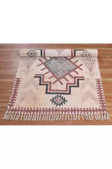 Indian handmade Outdoor garden rug HandMade Woven rug Dining room rug