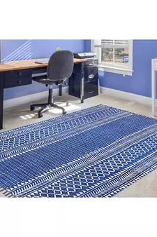 Indian Vintage Look Kilim Indian Handmade Area Rug Cotton Carpet Geometric Cotton Rug