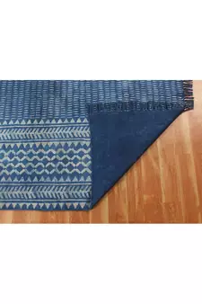 Indian Vintage Look Kilim Indian Handmade Area Rug Cotton Carpet Geometric Cotton Rug