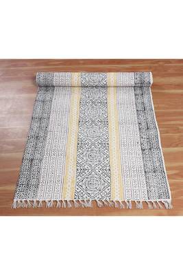 Indian Handmade Area Rug Dining Room Cotton Rug Living Room Cotton Durrie 4