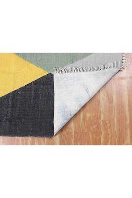 Outdoor Garden Yoga Mat Indian Handmade Cotton Rug Bohemian Geometric Carpet 5
