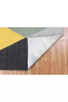 Outdoor Garden Yoga Mat Indian Handmade Cotton Rug Bohemian Geometric Carpet