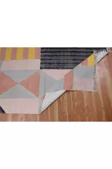 Indian Handmade Rug Cotton Area Rug Living Room Rug Bohemian Rug Dining Room Rug
