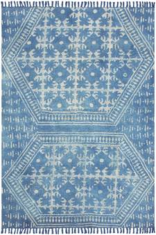 Hand Woven Carpet Natural Printed Rug Decorative Stone Washed Kilim