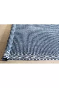 Eco Friendly Dhurrie Geometric Area Kilim Hand-Woven Rug Indian Cotton Carpet