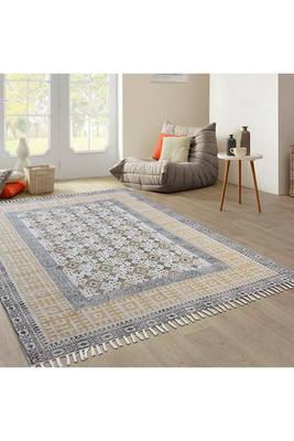 Indian Bohemian Rug Handmade Floor Mat Living Room Area Carpet 2