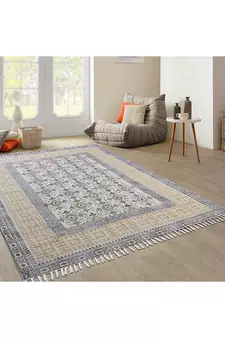 Indian Bohemian Rug Handmade Floor Mat Living Room Area Carpet