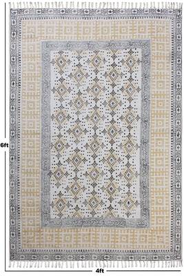 Indian Bohemian Rug Handmade Floor Mat Living Room Area Carpet 3