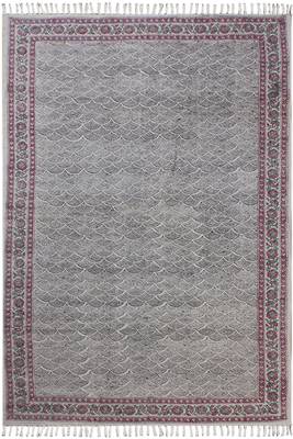 outdoor Yoga Kilim Hand Block Printed Dhurrie Garden Area Carpet Boho Rug 1