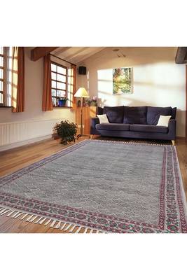 outdoor Yoga Kilim Hand Block Printed Dhurrie Garden Area Carpet Boho Rug 2