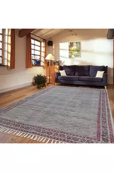 outdoor Yoga Kilim Hand Block Printed Dhurrie Garden Area Carpet Boho Rug