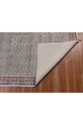 outdoor Yoga Kilim Hand Block Printed Dhurrie Garden Area Carpet Boho Rug 5
