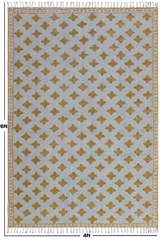 Handmade Natural Cotton Durries Kitchen Area Rug Living Room Carpet Bedroom Rugs