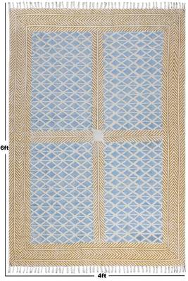 Indian dhurrie rug Custom area rug Outdoor yoga mat Kitchen dining rug Cotton carpet 3