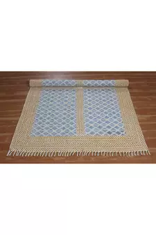 Indian dhurrie rug Custom area rug Outdoor yoga mat Kitchen dining rug Cotton carpet