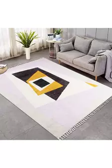Traditional Dining Room Kilim Outdoor Patio Rug Hand Woven Cotton Durries