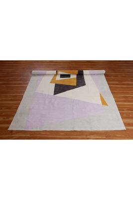 Traditional Dining Room Kilim Outdoor Patio Rug Hand Woven Cotton Durries 4